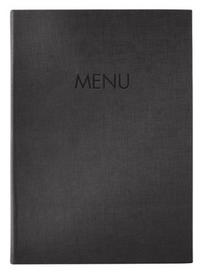 Étlaptartó, A4, keményfedeles, SIGEL, antracit