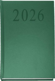Naptár, tervező, A5, napi, 2026, zöld