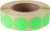 Etikett, 20 mm kör, 1000 etikett/tekercs, zöld